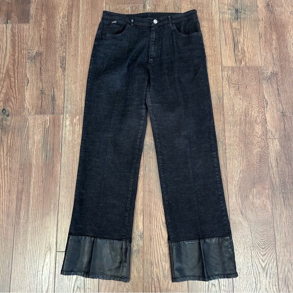 Vintage Iceberg Ice Jeans Black Size 34W 30.5L